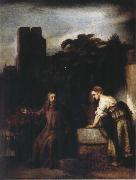 Christ and the Woman of Samaria REMBRANDT Harmenszoon van Rijn